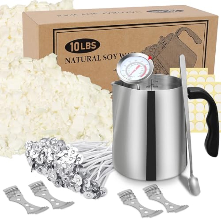 Soy Wax Flake - Kit de Suprimentos para Fabricação de