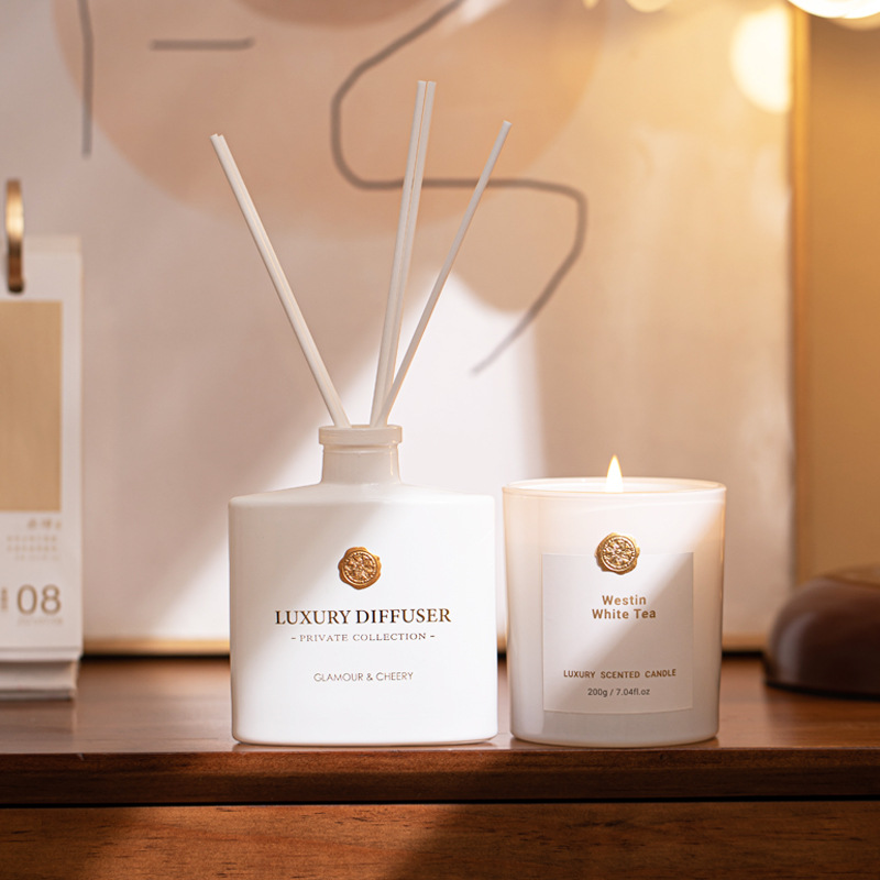 Soy Wax Flake - Conjunto de Presente com Difusor de