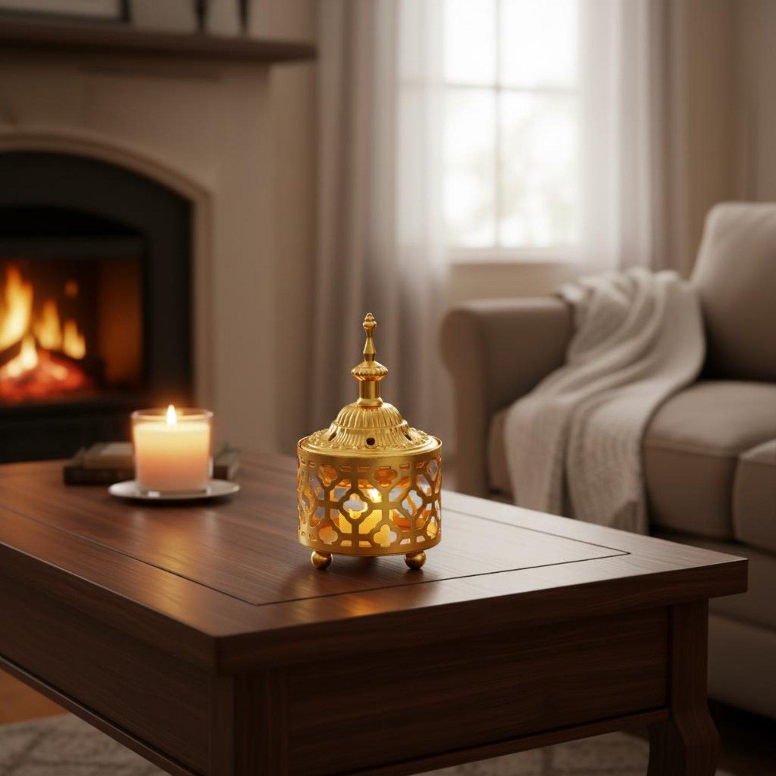 Suporte de Incenso Dourado Esc - Home Fragrance Luxury avaliação e preço